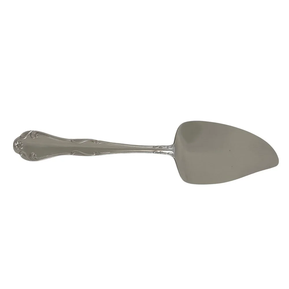 Vintage Capco Stainless Steel Japan Pie Cake Server Floral Handle 8.5